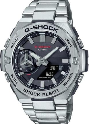 Годинник Casio GST-B500D-1AER G-Shock. Сріблястий