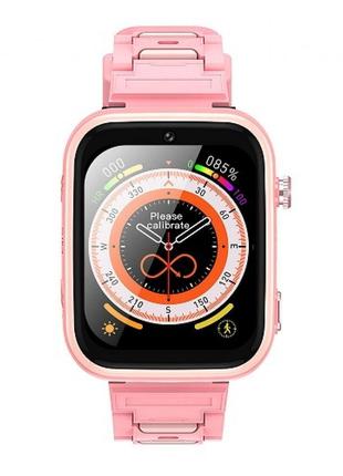 Дитячий Смарт Годинник XO H130 4G GPS Колір Рожевий
