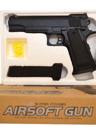 Дитячий пістолет на кульках ZM05 металевий