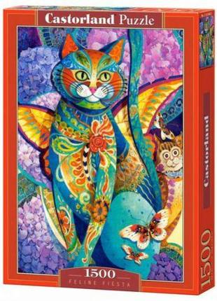 Пазлы "Кот художника", 1500 эл