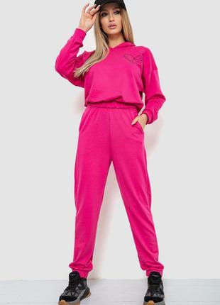 Спорт костюм женский, цвет розовый, размер M-L, 186R2302