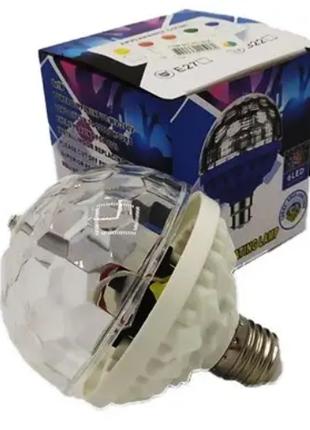 Дисколампа RGB RD-5006 Обертова LED лампа для вечірок Дисколам...