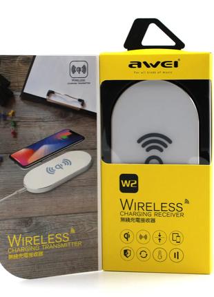 Бездротовий зарядний пристрій для телефону AWEI W2 + WIRELESS ...
