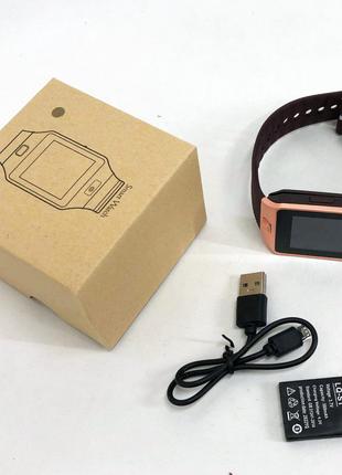 Смарт-часы Smart Watch DZ09. FJ-460 Цвет: золотой