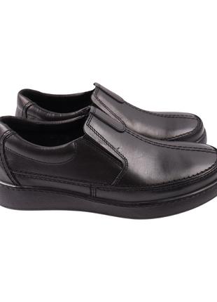 Туфли мужские Konors черные натуральная кожа 741-24DTC 41