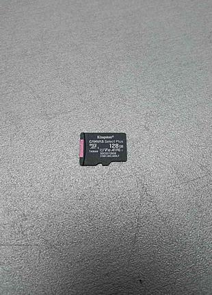 Карта флеш пам'яті Б/У Kingston microSD 128GB