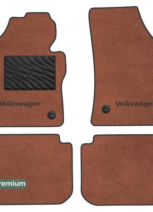 Двухслойные коврики Sotra Premium Terracotta для Volkswagen Ca...