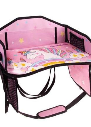 Детский столик на автокресло (розовый) (TMZ-184 PN)