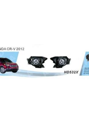 Фары доп.модель Honda CRV/2012-/HD-532X-W/эл.проводка