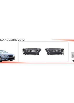 Фары дополнительные модель Honda Accord/2012/HD-586-W/эл.проводка