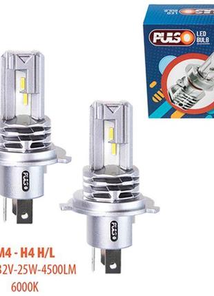 Лампы PULSO M4/H4-H/L/LED-chips CREE/9-32v/2x25w/4500Lm/6000K