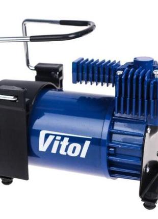 Компрессор VITOL K-55 150psi/23Amp/50л/шланг 5,0м/клеммы/с деф...