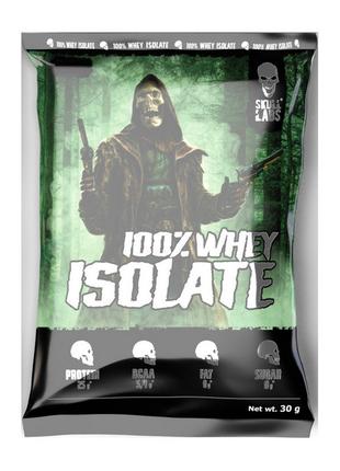 Протеин Skull Labs 100% Whey Isolate, 30 грамм Ваниль