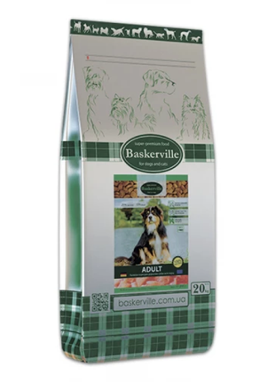 Baskerville - Adult 20кг. Корм для собак