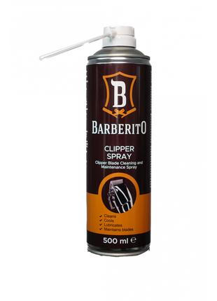 Спрей для чищення та дезінфекції інструментів Barberito Clippe...