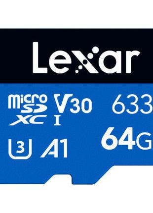 Карта памяти Lexar 64GB microSDXC class 10 UHS-I (LMS0633064G-...