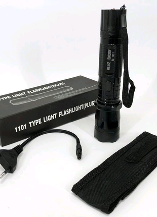 Світлодіодний ліхтарик з відлякувачем Police BL-1101 ЗУ 220В
