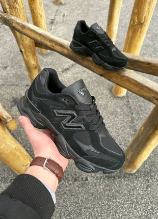 Чорні замшеві кросівки New Balance 9060