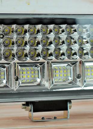 LED фара прямоугольная (1шт) 171W 6000K ближний + дальний 12-2...