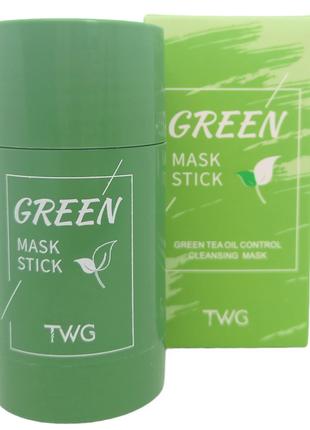 Маска для кожи лица с маслом зеленого чая очищающая увлажняюща...