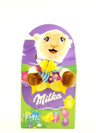 Пасхальний подарунок набір іграшка Овечка та солодощі Milka 96...