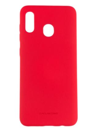Силиконовый чехол для Samsung Galaxy A30 (SM-A305), красный