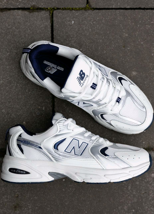 Чоловічі кросівки New Balance 530 White Dark Blue
