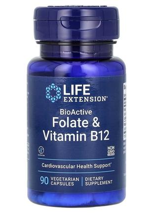 Активні Фолат і вітамін Б12 Life Extension BioActive Folate Vi...