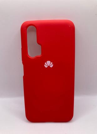 Чохол Huawei 20 Pro Silicon case червона *