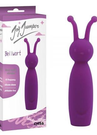 Вибратор с усиками фиолетовый Joy Jumper Bellwort 18+