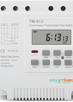 Persdico Для SINOTIMER TM613 3-фазный таймер 380 В, программир...
