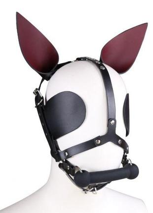 Фетиш маска кролика, кожаная маска PlayBoy 18+