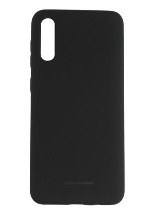 Силиконовый чехол для Samsung Galaxy A30S (SM-A307), черный