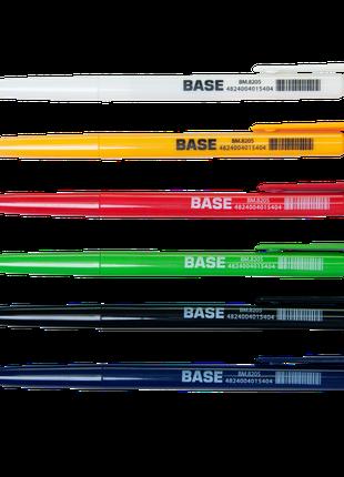 Шариковая ручка JOBMAX автоматическая BASE 0,7 мм синяя Buromax
