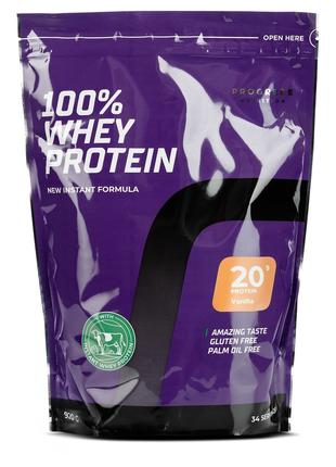 Протеин Progress Nutrition 100% Whey Protein, 920 грамм Ваниль