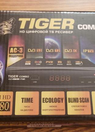 Комбінований тюнер ресивер Tiger Combo HD DVB-S/S2/T/T2/C