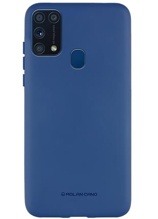 Силиконовый чехол для Samsung Galaxy M31 (SM-M315), синий