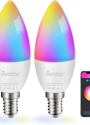 Avatar Controls Smart Bulb E14 Light WiFi Світлодіодні свічки ...
