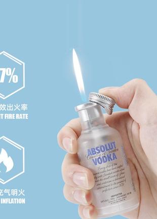 Зажигалка газовая Vodka Absolut, в виде бутылки водки