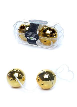 Вагінальні кульки - Duo-Balls Gold 18+