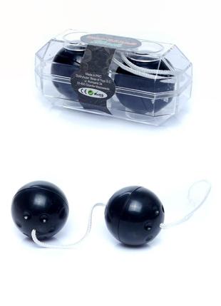 Вагінальні кульки - Duo-Balls Black 18+