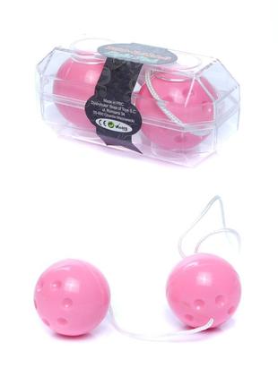 Вагінальні кульки - Duo-Balls Light Pink 18+