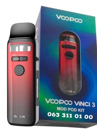 🔥Vinci 3 Pod system Kit 1800mah - Aurora Red електронна сигарета