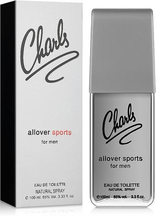 Charls Allover Sports 100 мл. Туалетная вода мужская Чарли ало...
