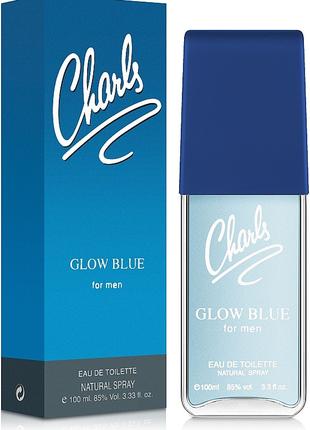 Charls Glow Blue 100 мл. Туалетная вода мужская Чарли Глоу блу