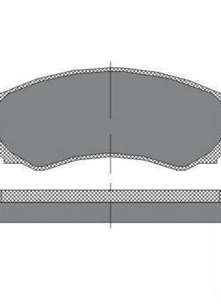 DBB 344.00 Тормозные колодки (передние) NISSAN Primera 4106045E86