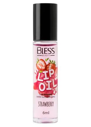 Масло для губ Bless Beauty Roll lip oil Клубника Strawberry