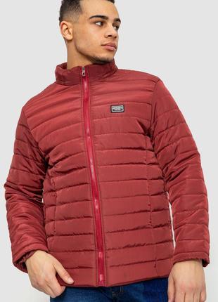 Куртка мужская демисезонная, цвет бордовый, размер L, 244R070