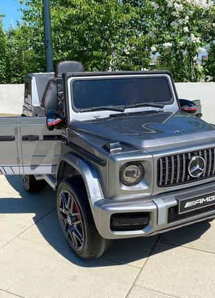 Детский электроджип Mercedes-Benz G63 AMG (серый цвет, краска)...