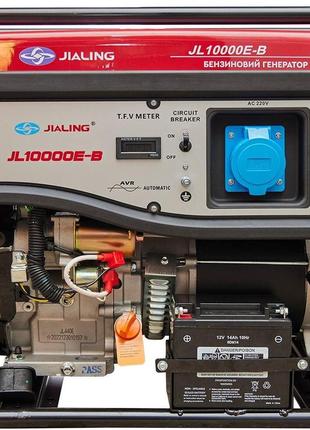 Генератор бензиновый JIALING 10 кВт 1-фазный